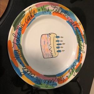 Decorative cake plate(you take the cake)